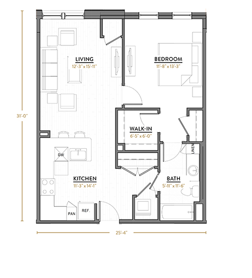 Allentown Apartments for Rent | Center Square Lofts West Floor Plans